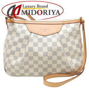 Louis Vuitton Damier Azur White Siracusa Shoulder Bag